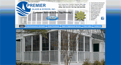 Desktop Screenshot of premierglassandscreen.com